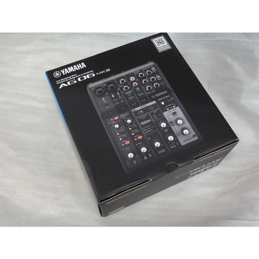 YAMAHA 【新品・即納】ヤマハ AG06MK2B(ブラック)・ライブ YAMAHA 【新品・即納】ヤマハ AG06MK2B(ブラック)・ライブ
