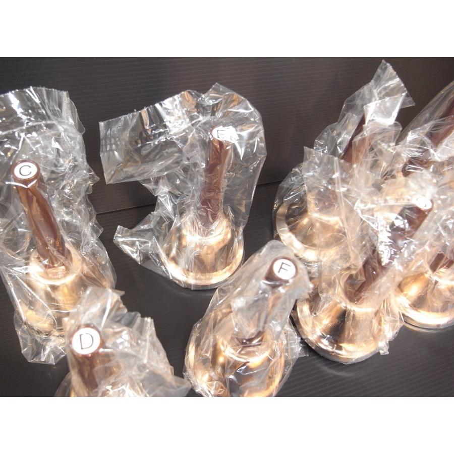 新品・超特価・40%OFF】ハンドベル・8音セット(ピンクゴールド)・ZMB