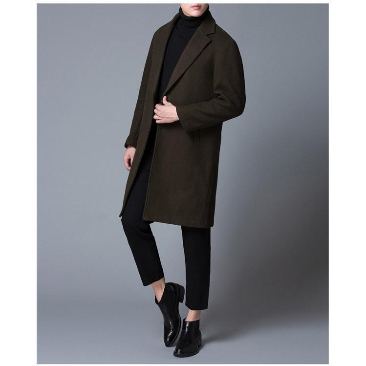 チェスターコート メンズ ロングコート スプリングコート ポケット付き