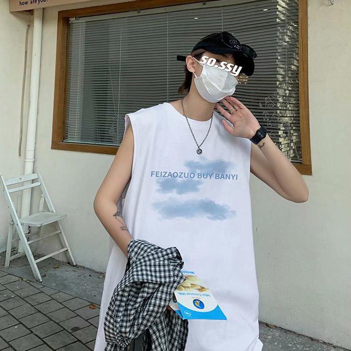 タンクトップ 2件目半額 メンズ Tシャツ ノースリーブ インナー 夏用 かっこいい ファッション ジム スポーツ 薄手 大きいサイズ 夏｜haraguchimizuki｜05