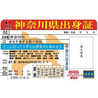 くだらなライセンス 出身地証明書 神奈川県 ライセンスカード パーティーグッズ おもしろグッズ ネタアイテム Kd ハラジュクアイリー 通販 Yahoo ショッピング