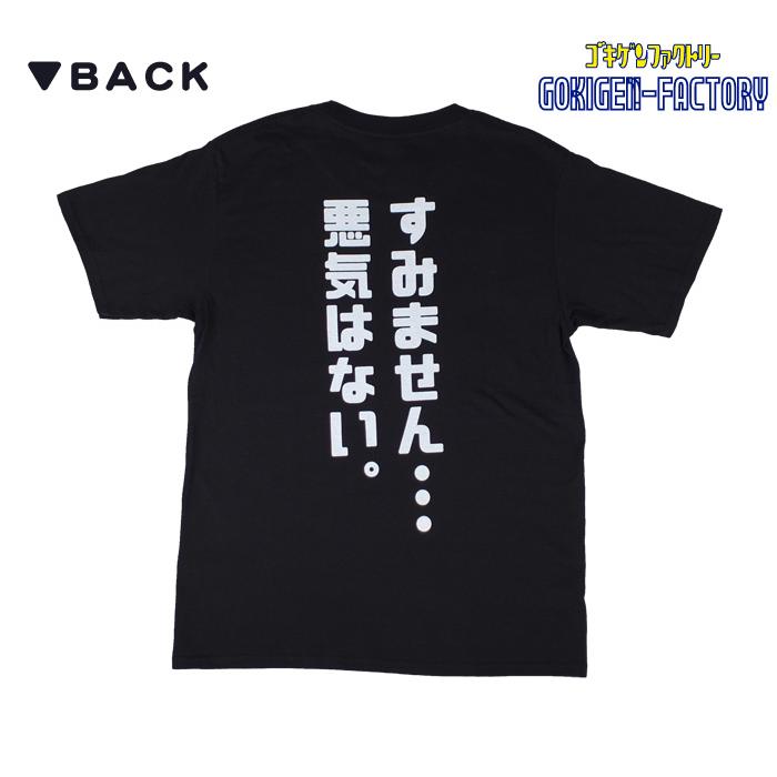 塩対応 すみません 悪気はない 黒 白 Tシャツ Gokigen Factory ゴキゲンファクトリー S M L Xl バカｔ おもしろt 文字t 一人好き 人嫌い コロナ対策 Ort ハラジュクアイリー 通販 Yahoo ショッピング