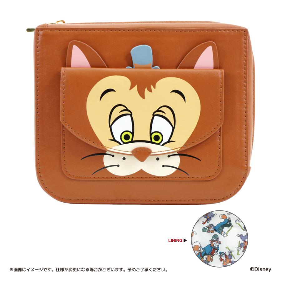 市場 ディズニー ピノキオ グッズ ファウルフェローギデオン 携帯用スリッパ ファスナーポーチ付き