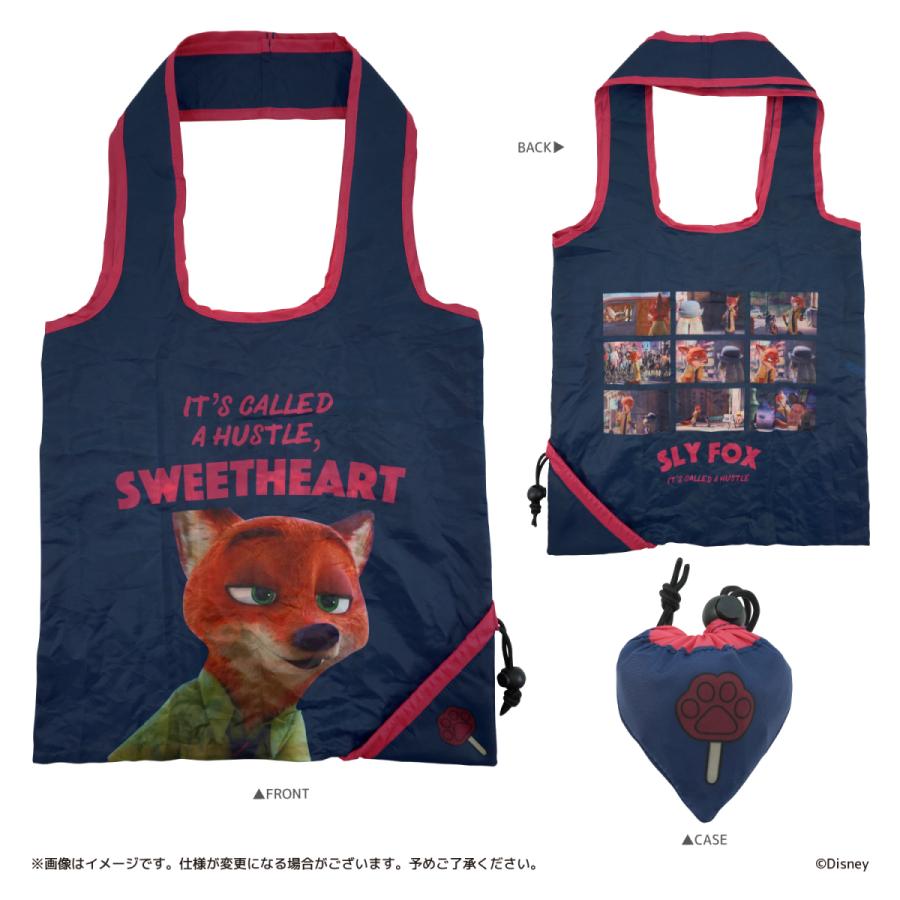 Disney ディズニー キデイランド オリジナルデザイン ズートピア エコバッグ ニック 原宿キデイランド 通販 Yahoo ショッピング