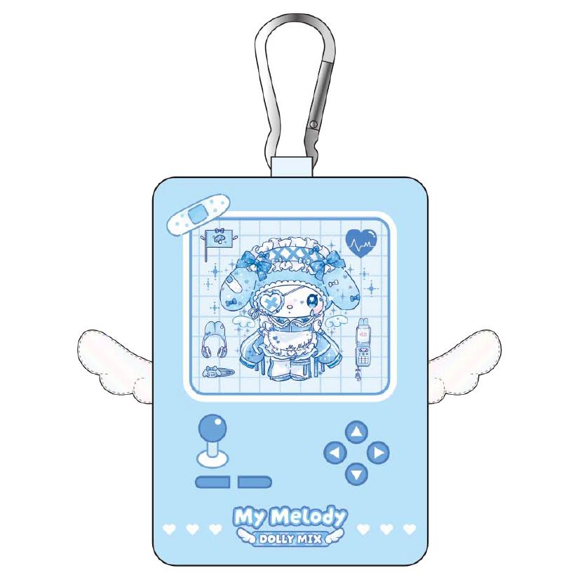 My Melody×Kuromi DOLLYMIX ゲーム機風カラビナポーチ マイメロディ