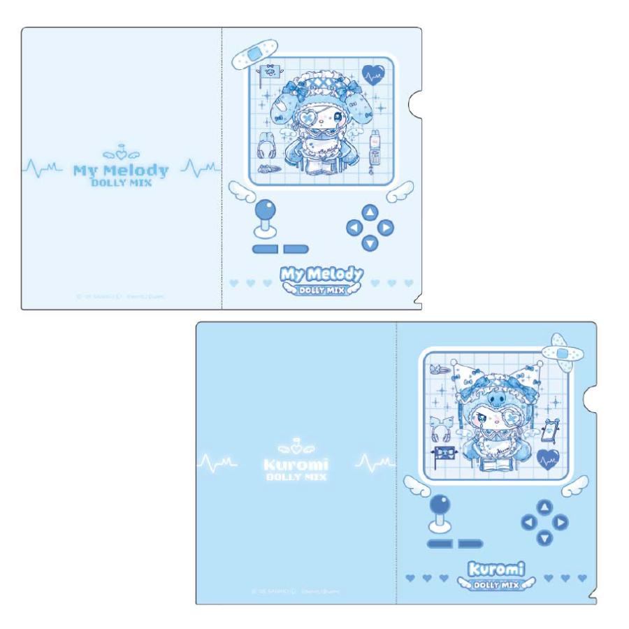 My Melody×Kuromi DOLLYMIX A4クリアファイル 2枚セット : 原宿