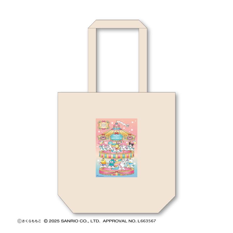 コジコジ×サンリオキャラクターズ　トートバッグ　メリーゴーランド | 