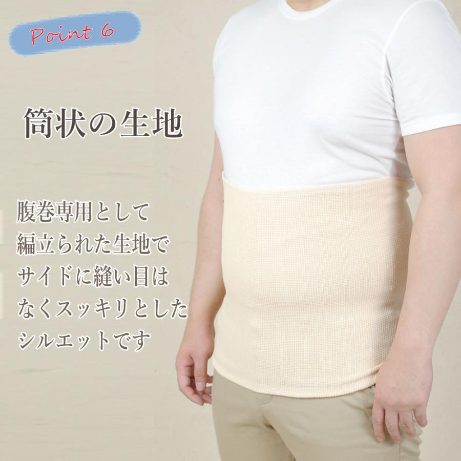 腹巻 大きいサイズ 綿 コットン はらまき 厚手 夏 夏用 腹巻き ＬＬ メンズ レディース 2重 日本製