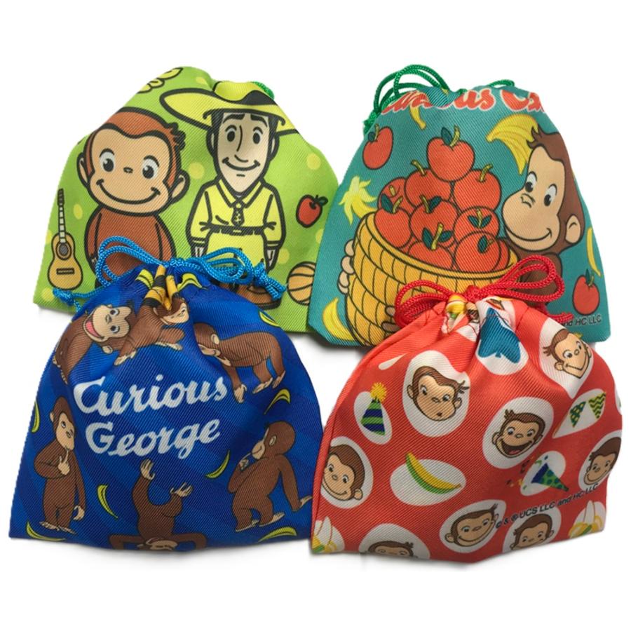 お菓子 駄菓子 詰め合わせ おさるのジョージ 巾着袋入り 大量100個