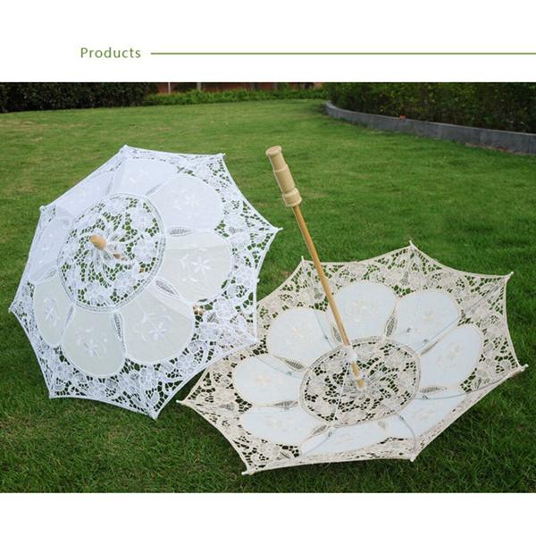 レース傘 子供の写真 小道具 幼児の写真 エレガントなレースの傘  結婚式スタジオ撮影 写真プロップホット ウェディング |  | 01