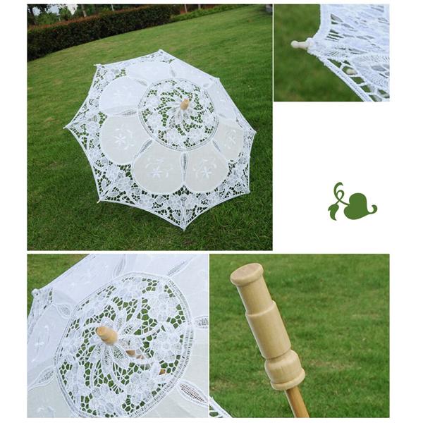 レース傘 子供の写真 小道具 幼児の写真 エレガントなレースの傘  結婚式スタジオ撮影 写真プロップホット ウェディング |  | 05