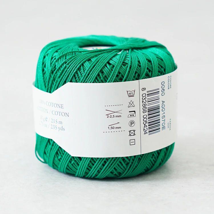 HARAWOOL CABLE 5(sesia)イタリア 中細タイプ 1玉 コットン ジュート