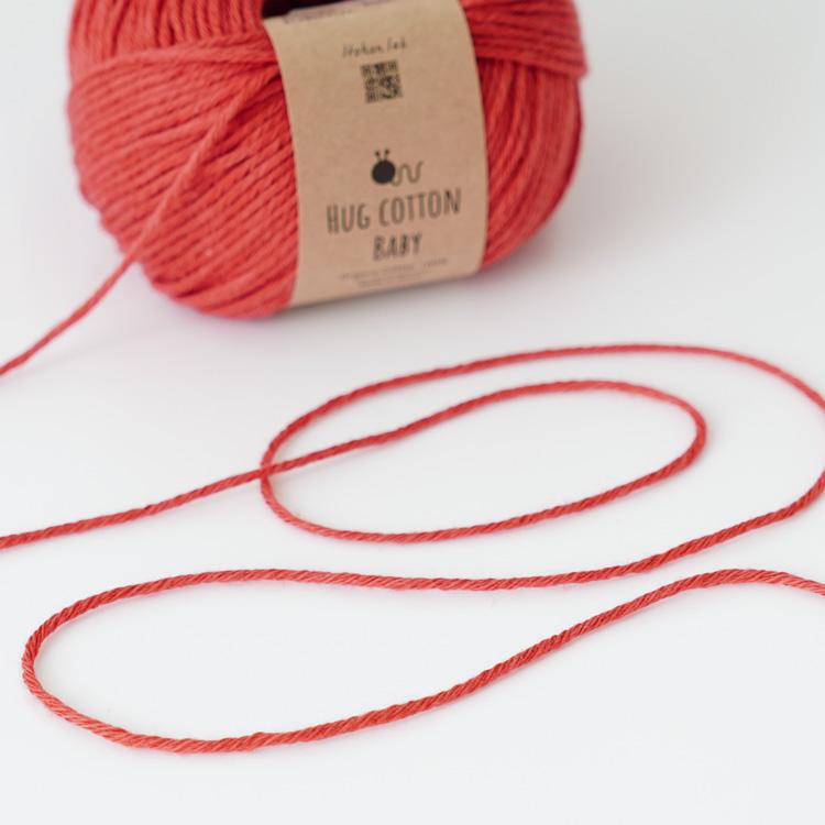 2026新色追加】 Knitworm HUG COTTON BABY ハグコットンベビー 並太
