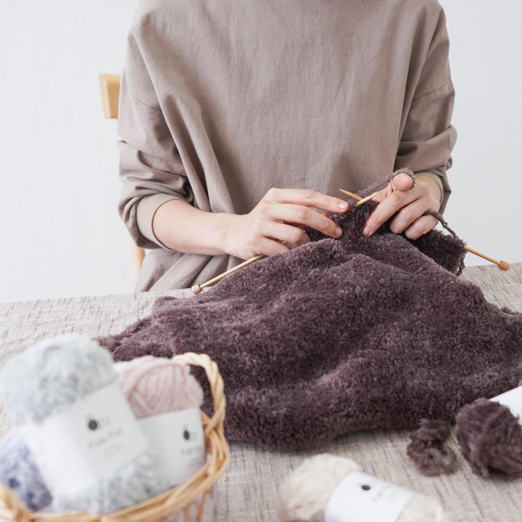 原ウール 毛糸 ファブファー 並太 40g 68m ナイロン80％ ポリエステル