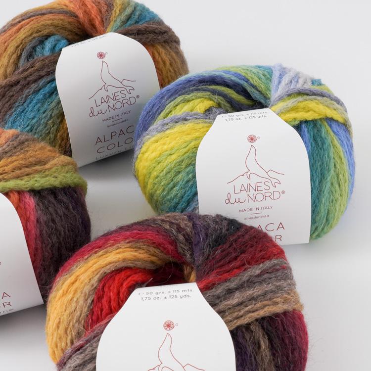 LAINES du NORD 毛糸 ALPACA COLOR 超極太 50g(115m) アルパカ