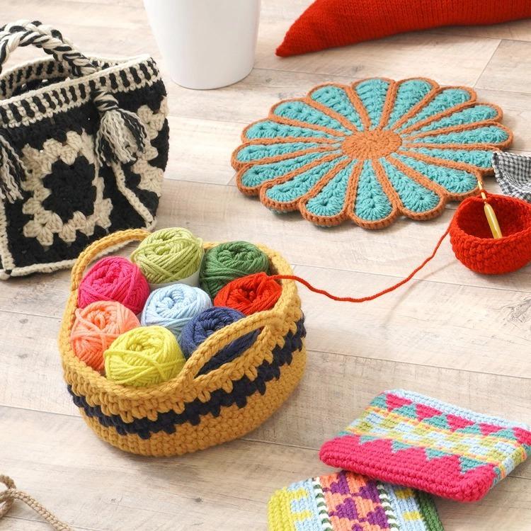 原ウール Knitworm 編み物キットバスケット かご 収納 おしゃれ 手作り キット 手芸 裁縫 毛糸 編み物 おうち時間 趣味 ハンドメイド クラフト かわいい uv Harawool 通販 Yahoo ショッピング