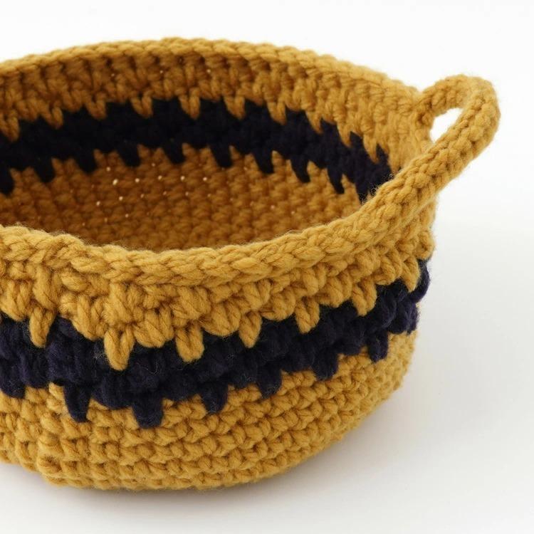 原ウール Knitworm 編み物キットバスケット かご 収納 おしゃれ 手作り キット 手芸 裁縫 毛糸 編み物 おうち時間 趣味 ハンドメイド クラフト かわいい uv Harawool 通販 Yahoo ショッピング