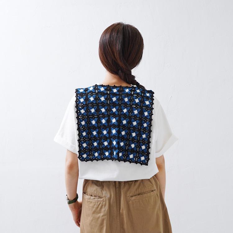あみものキット 9-10 連続モチーフつなぎジレ ジレ ベスト 服 春 夏 