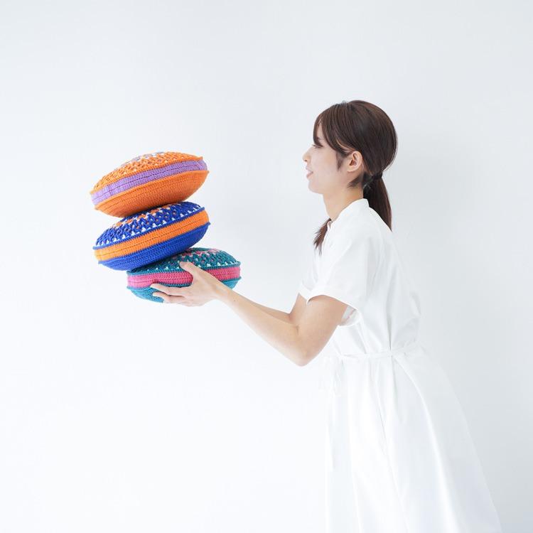 在庫限り】＼20%OFF／ 編み物キット #10-10 モロッカン風クッション