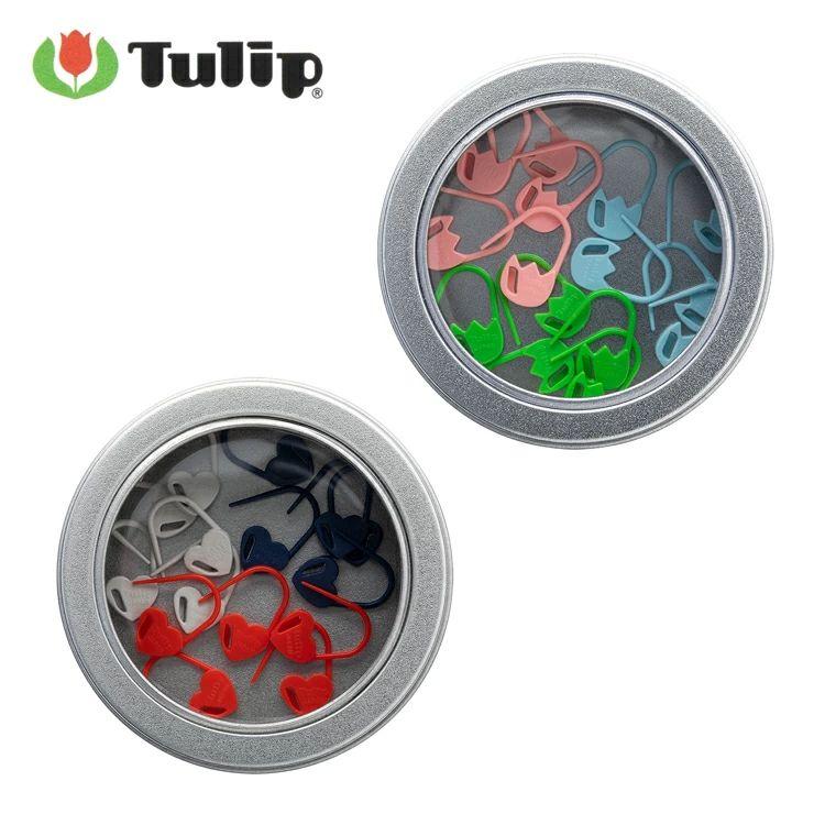 苔色工房　田中遼馬　大小各2枚　チューリップ　ミントグリーン・ピンク　新品未使用 Tulip チューリップ 段数えマーカー（小）セット AC-086 AC-087
