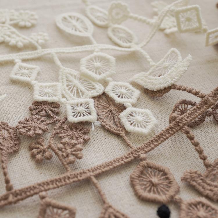 HIRVI【ケミカルレース】小鳥の森 50cm レース お花 ヒルヴィ