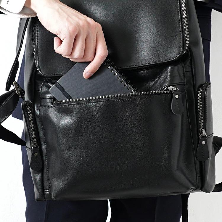 本革バックパック 本革 フルグレインレザー ビジネス メンズ レザー 鞄