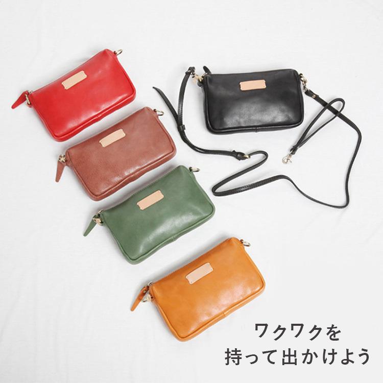 本革２Wayミニショルダー ミニバッグ 本革 レザー ショルダーバッグ