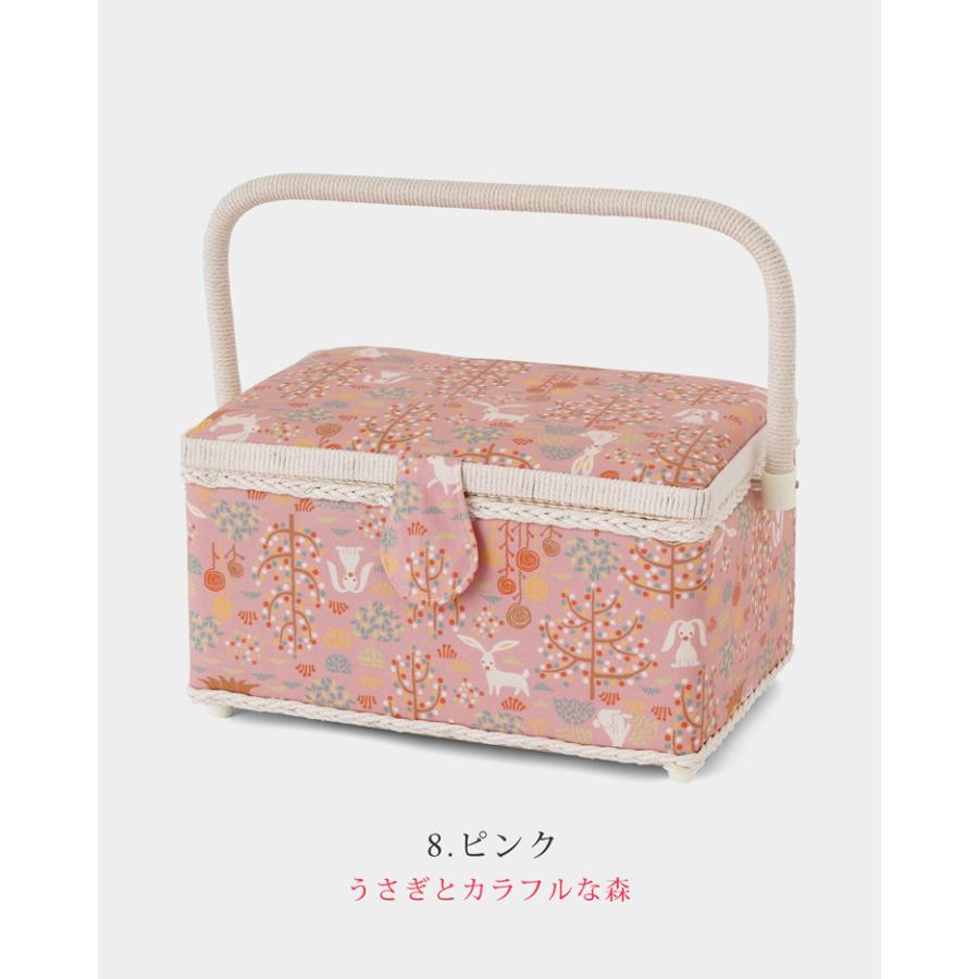 HIRVI ソーイングボックス 裁縫箱 全4色 手芸箱 北欧 道具箱 レトロ