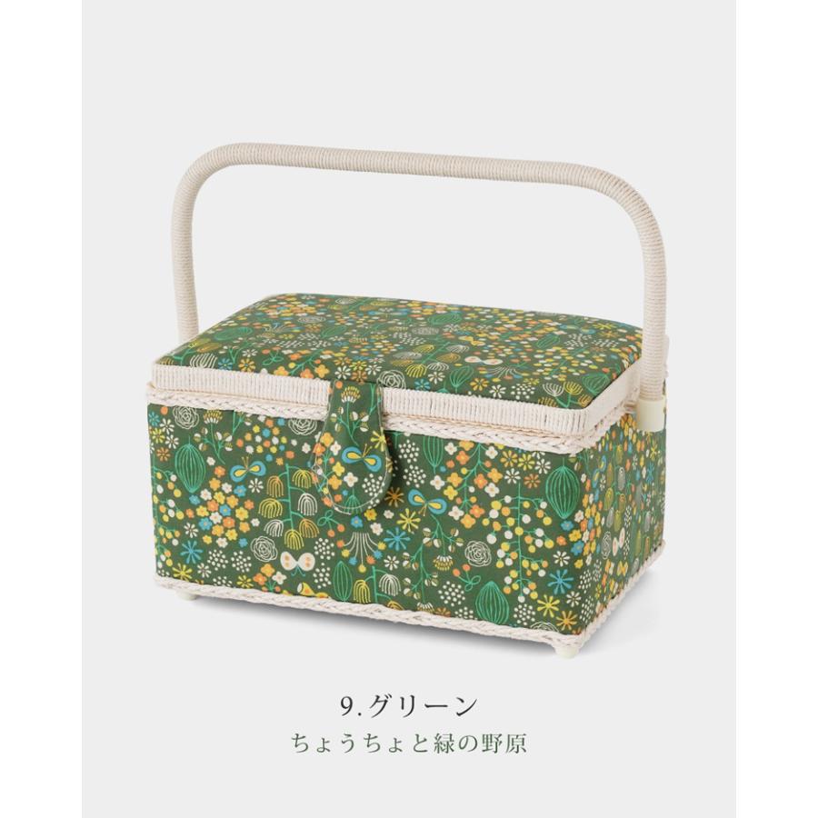 HIRVI ソーイングボックス 裁縫箱 全4色 手芸箱 北欧 道具箱 レトロ
