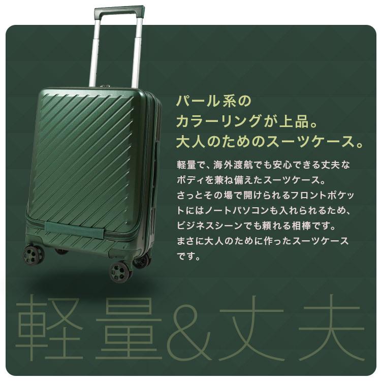 スーツケース キャリーバッグ Sサイズ 前開き フロントオープン