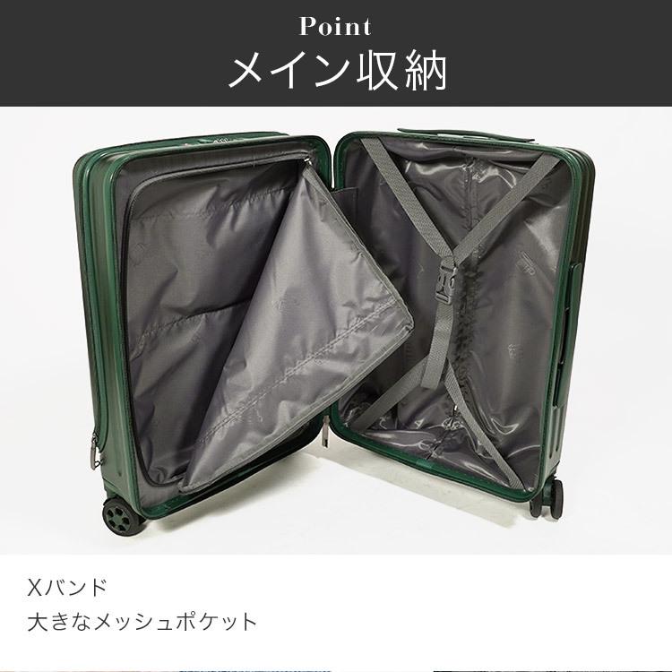 スーツケース キャリーバッグ Sサイズ 前開き フロントオープン