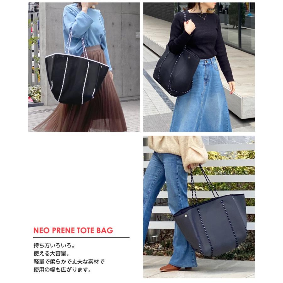 ネオプレーン トートバッグ ネオプレン バッグ Bag レディース メンズ エコバッグ レジカゴ 大きめ 大容量 軽い 肩掛け マザーズバッグ ショッピングバッグ Harbest 通販 Yahoo ショッピング