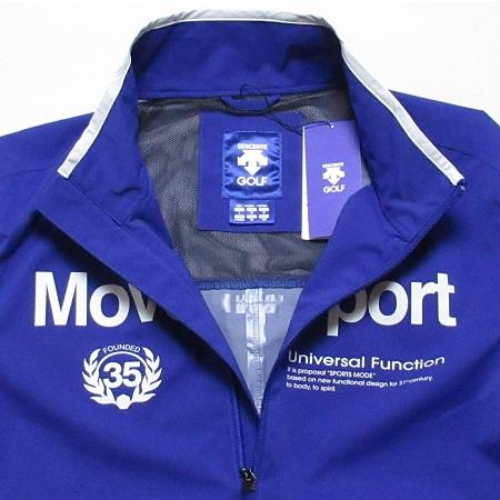 【超激レア】 デサント ゴルフ/DESCENTE GOLF　ストレッチ レインウェア上・下セット 定価22000円/Lサイズ/DGMRJH01W/新品/ブルー 【K2295278013】(11635円)