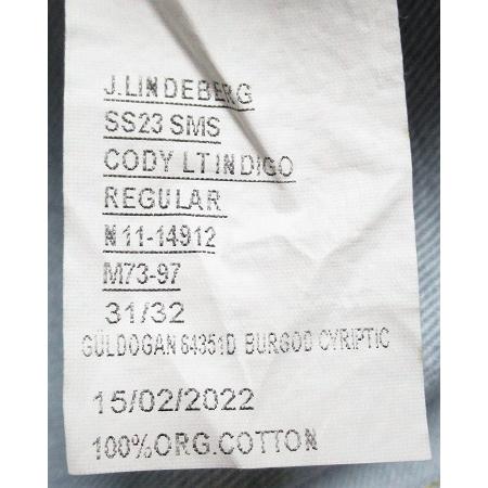 J.リンドバーグ/J.LINDEBERG　CODY フラット インディゴ レギュラー ジーンズ 定価26400円/31(W82)/FMDP07662/新品/ブルー｜harbulife｜09