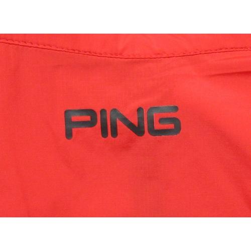 ピン/PING ゴルフ　軽量リップストップ アウターベスト 定価16500円/Lサイズ/621-2158200/新品/レッド｜harbulife｜06