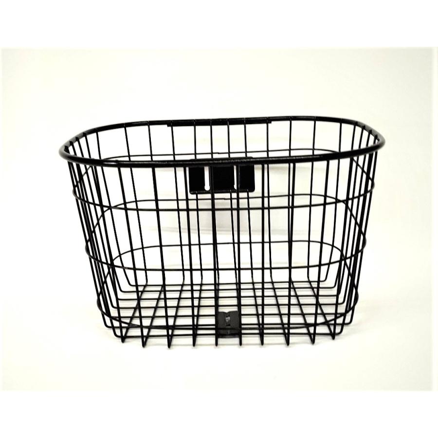 ワイヤーバスケット 6個　 オーバル型 シルバー 自転車オーバル型（丸型）ワイヤーバスケット（ファッションサイクル