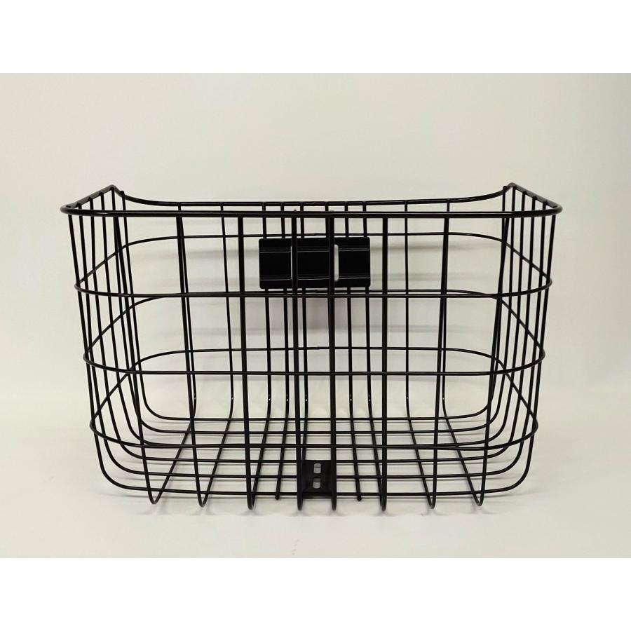 ドデカワイヤーバスケットSINW01.BL 大きい自転車カゴ ワイヤーカゴ ワイド自転車前カゴ ワイド自転車バスケット 容量たっぷり ブラック 黒塗装 カゴ 前カゴ |  | 03
