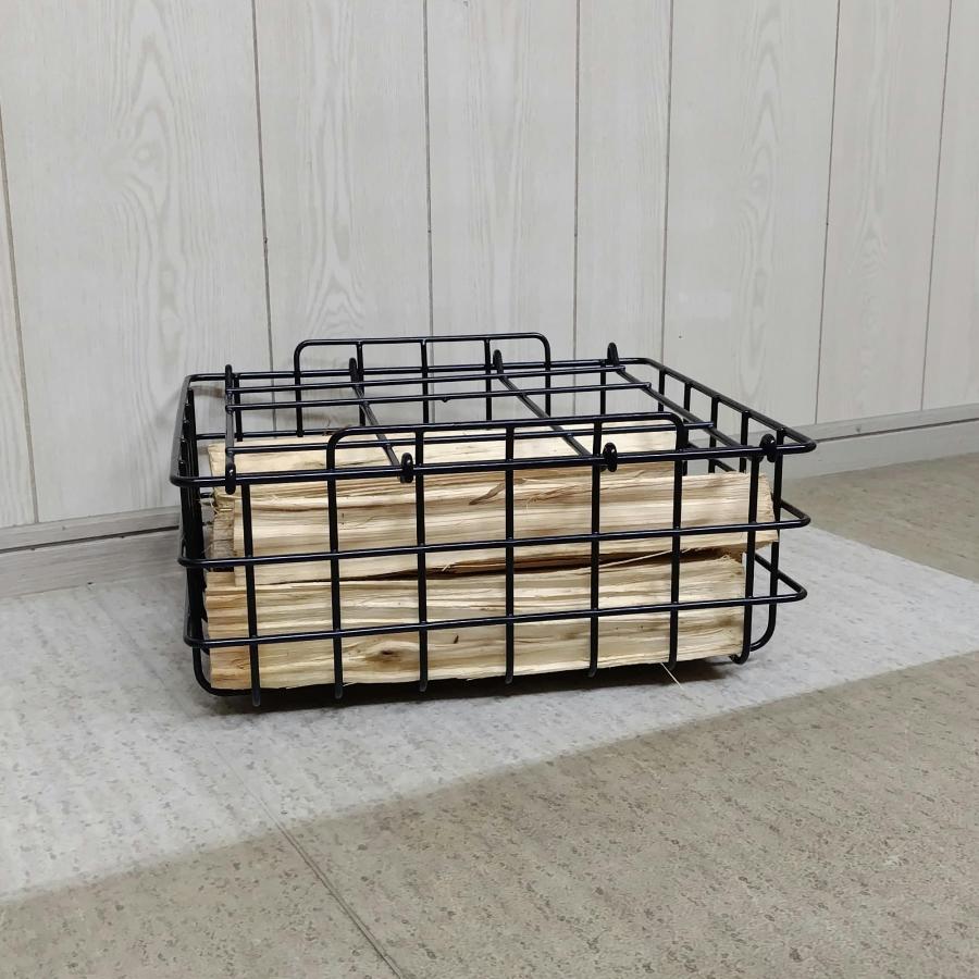 薪用(マルチ)バスケット カゴ アウトドア キャンプ バーベキュー BBQ 