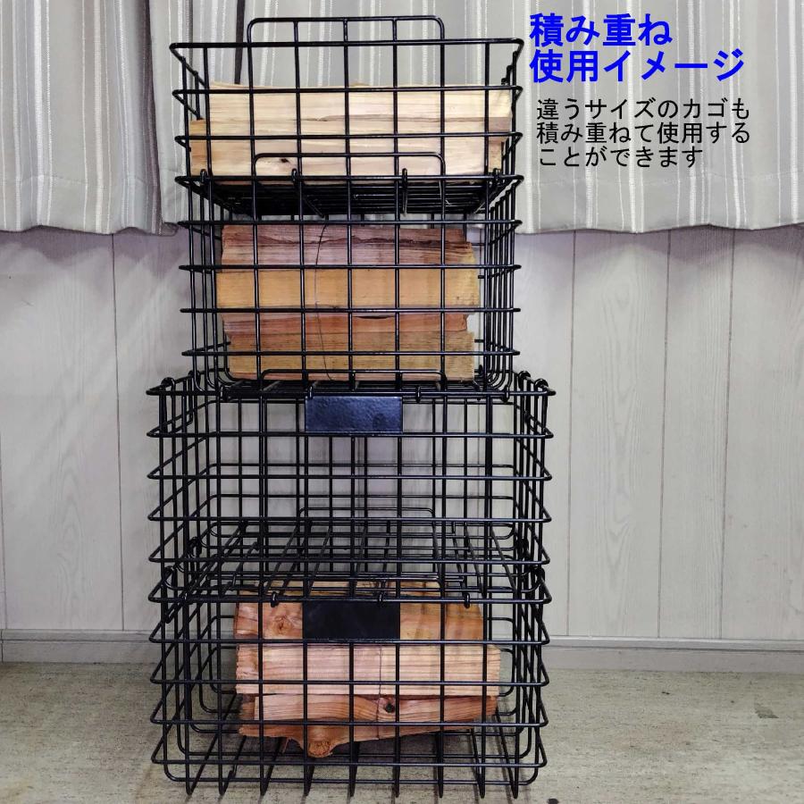 薪用(マルチ)バスケット カゴ アウトドア キャンプ バーベキュー BBQ 