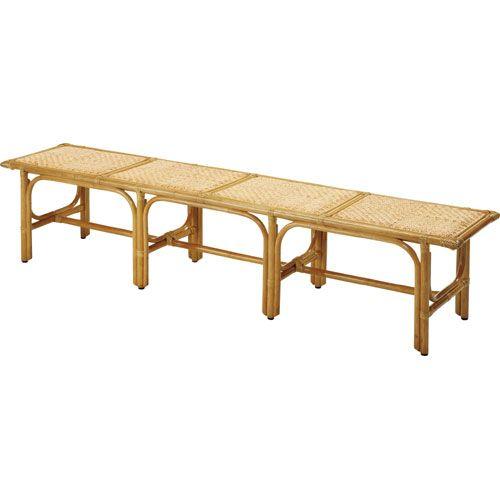 □【籐・ラタン家具】ベンチ□ 籐家具 ラタン ベンチ チェア サイド