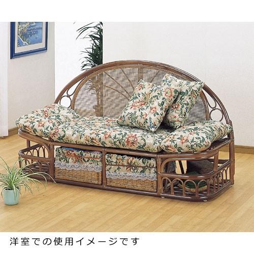 2人掛け籐カウチソファ 幅143cm y888 籐家具 籐 ラタン家具 ラタン