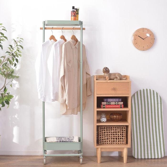 定番から日本未入荷 ハンガーラック ハンガーラックワゴン Sylph グリーン ワゴン ワゴンラック コートハンガー パイプハンガー おしゃれ かわいい Cisama Sc Gov Br