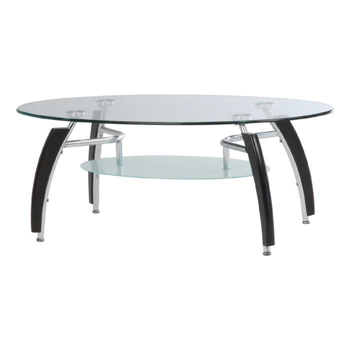 売切り特価 センターテーブル テーブル リビングテーブル ローテーブル ガラステーブル アーク 幅110cm ブラウン ソファテーブル 