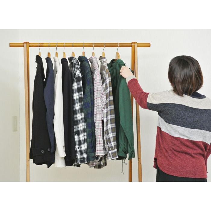 折りたたみ 木製 ａ型 ハンガーラック 幅103cm 物干し ハンガーポール コートハンガー 洋服ハンガー 衣類 玄関 収納 収納 衣類収納 洋服掛け Y Fk Hm A102 Br 原田の家具 通販 Yahoo ショッピング