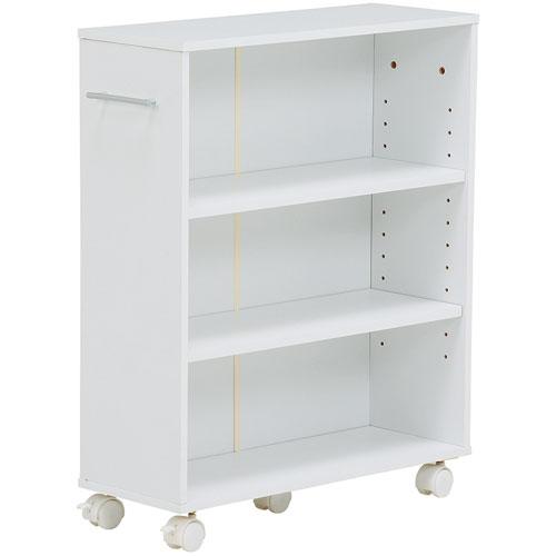 本棚 書棚 隙間収納 スライド 幅21cm 高さ68cm ホワイト 隙間本棚 スライド本棚 クローゼット本棚 クローゼットラック 隙間ワゴン 隙間棚 スリム 隙間 Y Hg Rcc 1021wh M 原田の家具 通販 Yahoo ショッピング