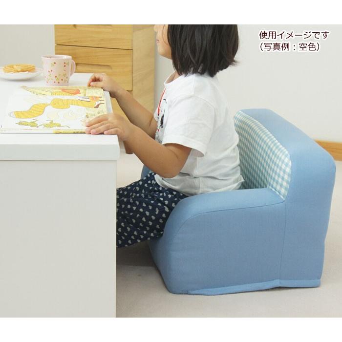 キッズソファ 子ども用 子どもソファ ピコ 空色 幅50 高さ30 子ども用 子ども向け こども用 こども向け チェア 子供用ソファ Y