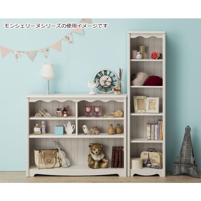 本棚 書棚 可愛い シェルフ モンシェリーヌ 幅44cm 高さ160cm おしゃれ ラック 収納棚 オープンラック かわいい 飾り棚 棚 姫家具 姫系 白家具 白 ホワイト Y Mos Mcn 1645 原田の家具 通販 Yahoo ショッピング