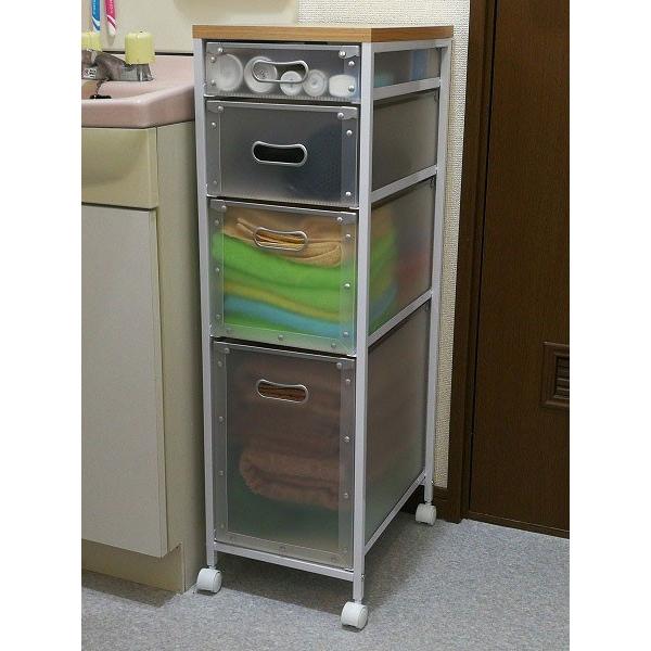 チェスト 引き出し 収納 棚 隙間 スリム 半透明 隙間収納 プラチェスト 幅28cm 高さ85cm Y Sn Pch 254d 原田の家具 通販 Yahoo ショッピング