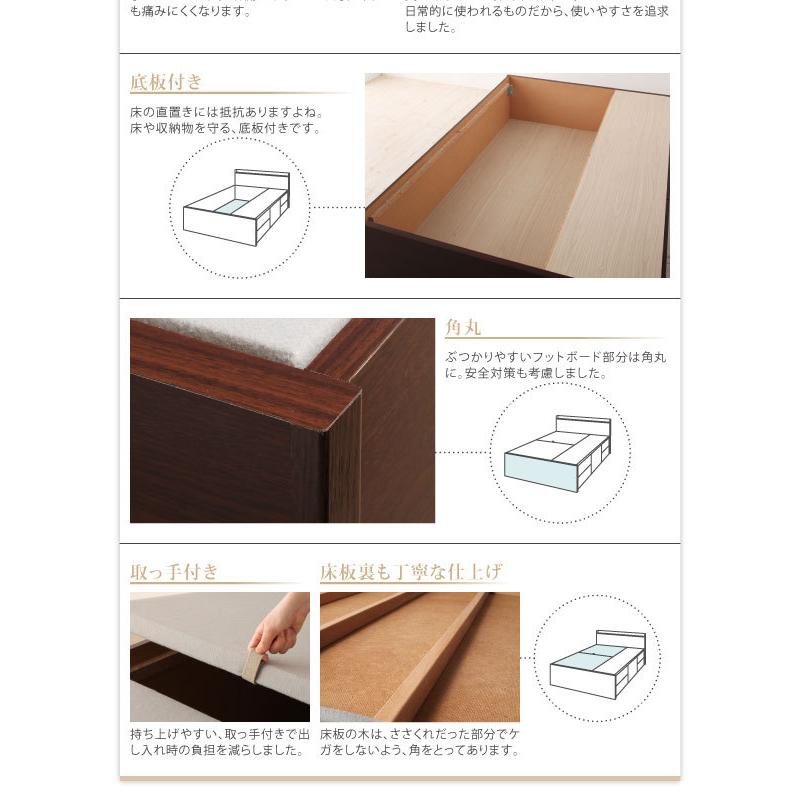 ベッドフレーム ベッド 日本製 チェストベッド シングル ベッド収納