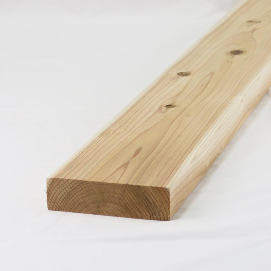 カウンター杉板　2枚 2x6 木材 杉 ツーバイ材 （約38×140×1985mm）[2×6材]( DIY 角材